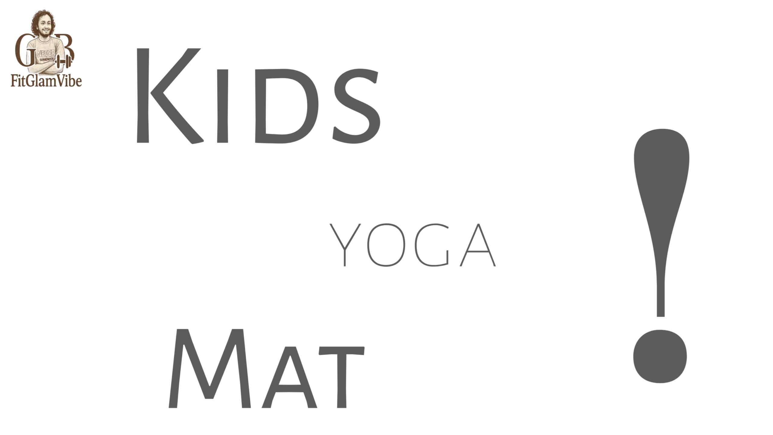 kids yoga mat