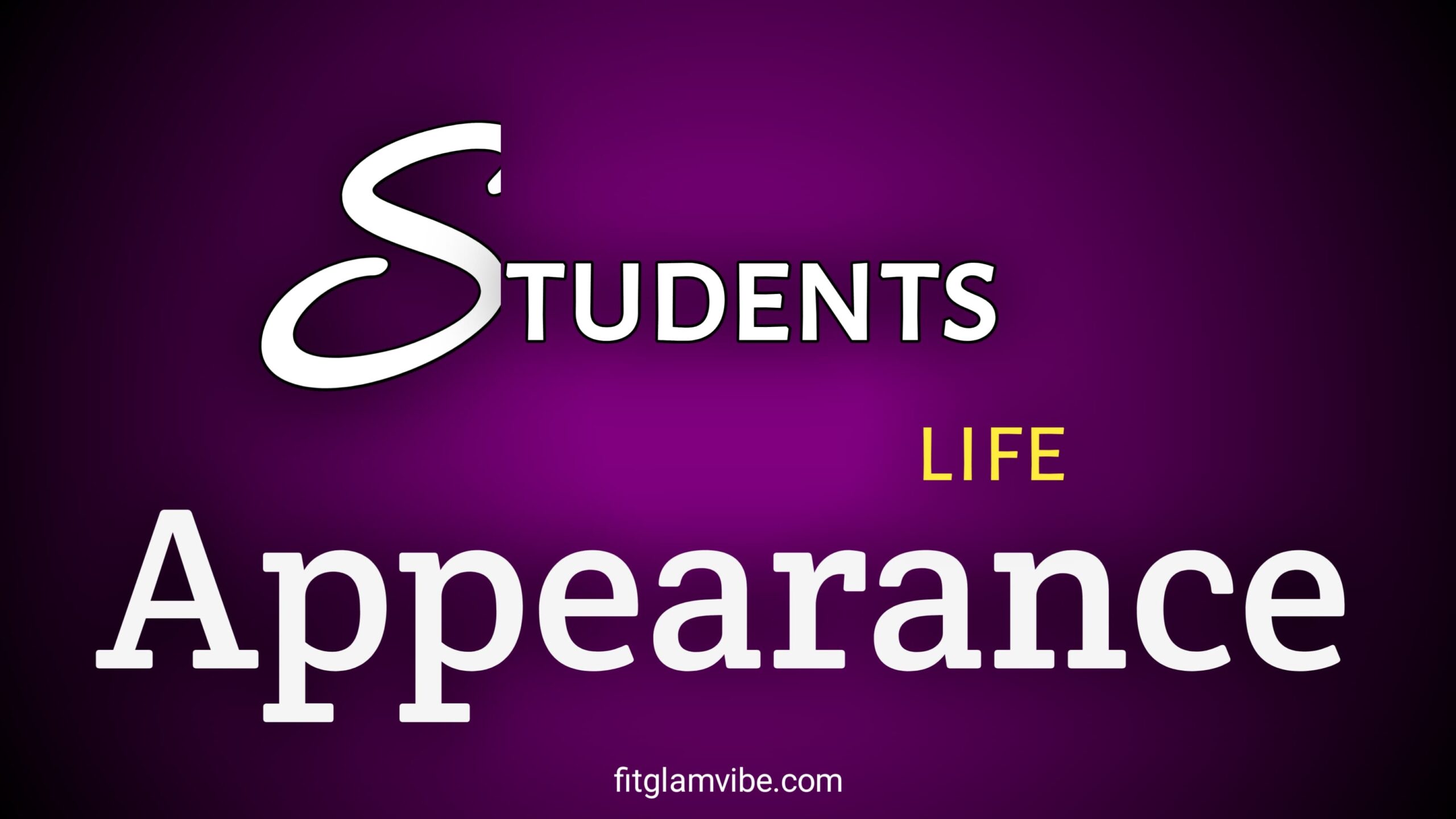 Why has appearance become so important in students' lives today