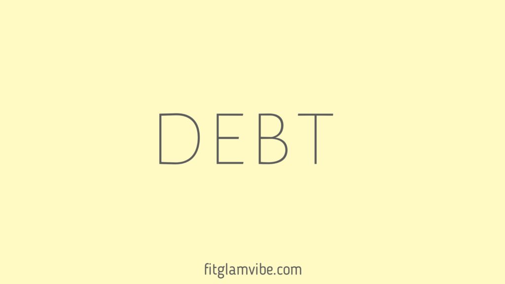 Why to stay away from debt
